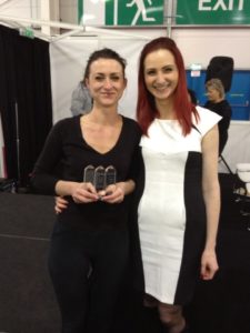 Anna Kesiak and Ela Loszczyk at Scottish Beauty 2014